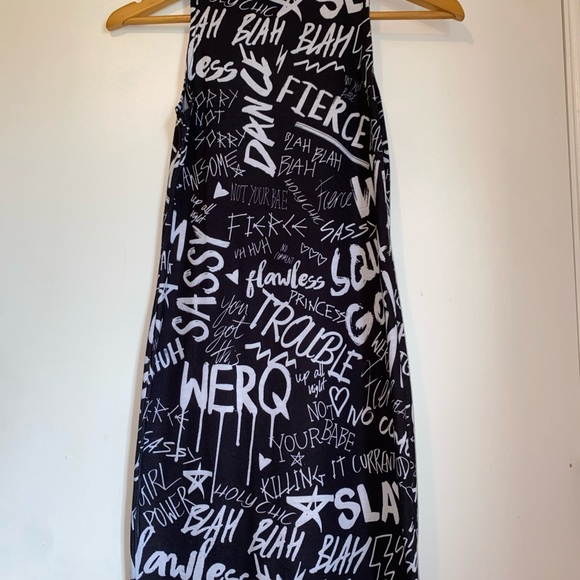 Jaded London Monochrome Graphic Dress - Picture 1 of 5